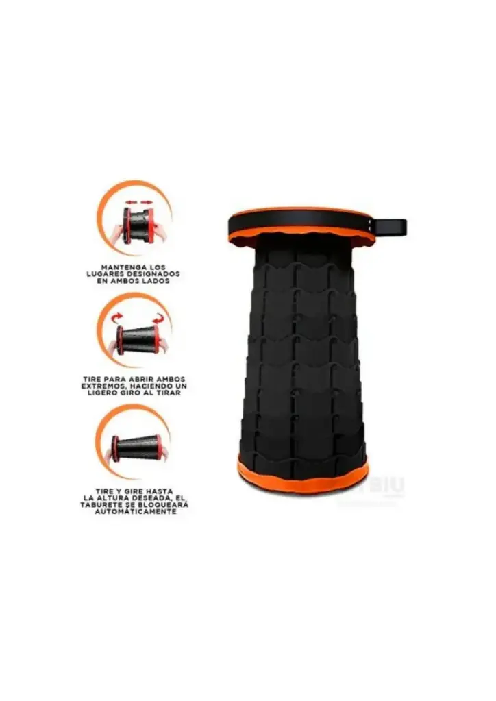 BANCA PEGABLE PORTATIL COLOR ANARANJADO